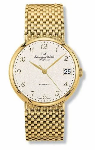 IWC Portofino Automatic Yellow Gold / Silver - Breguet / Strap IW9261-03 (IW926103)
